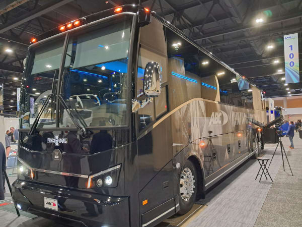 ABC Van Hool on UMA Expo show floor