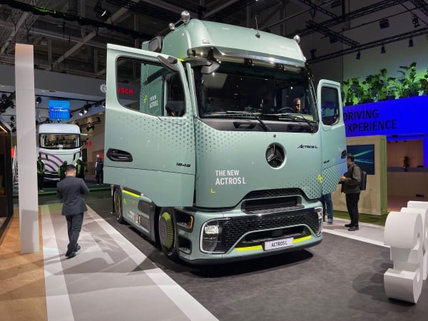 Mercedes Actros truck.