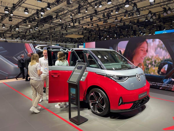 A Volkswagen Transporter Van.