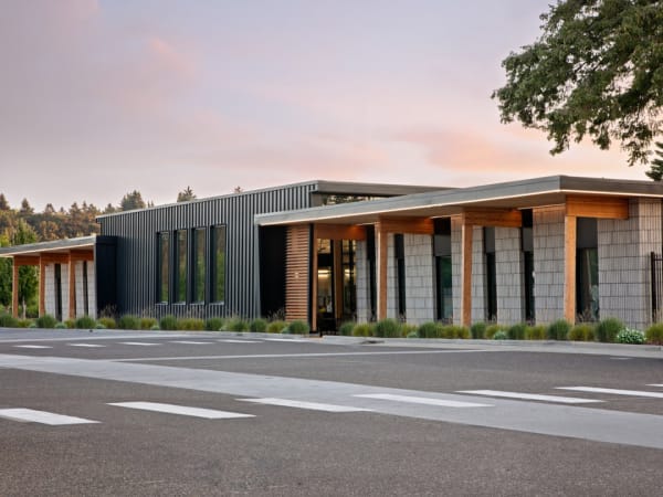 Exterior image of C-TRAN's campus expansion.