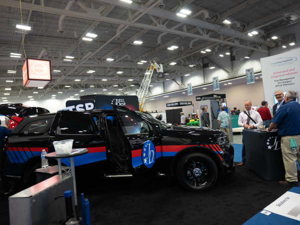 Jotto Desk had a Dodge Durango Pursuit on display, upfitted with its equipment.