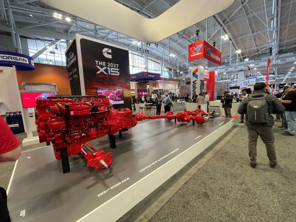 Cummins booth at TMC's 2025 Annual Meeting.