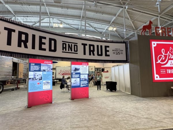 Great Dane Trailer booth at TMC
