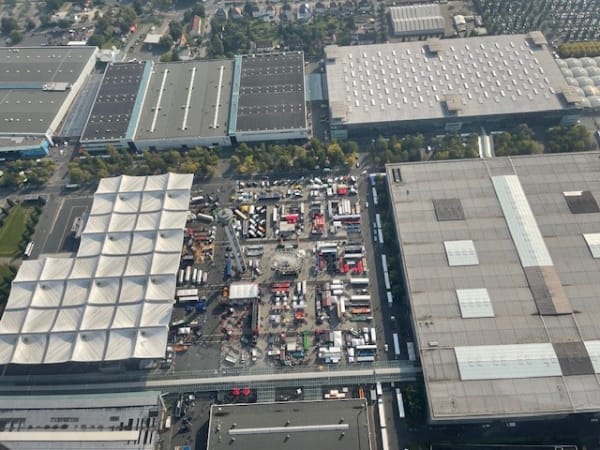 Hannover, Germany, convention center.