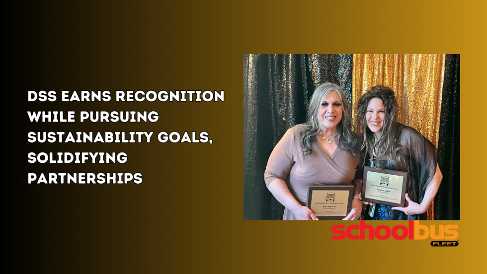 Durham School Services drivers Anne Albarran and Amanda DeMar.