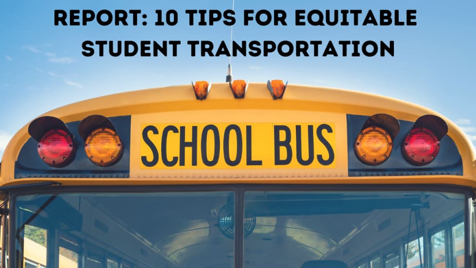 10 tips for equitable student transportation