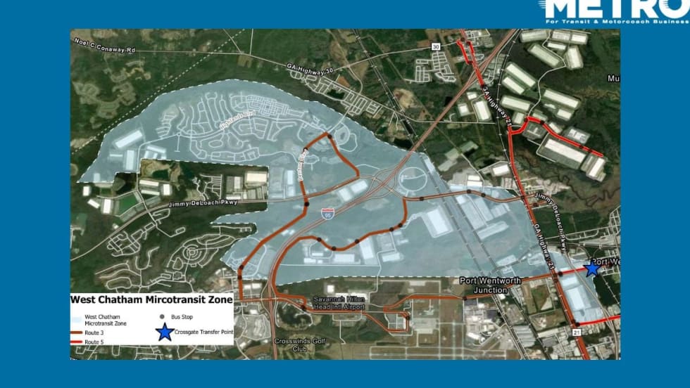 CAT Microtransit zone