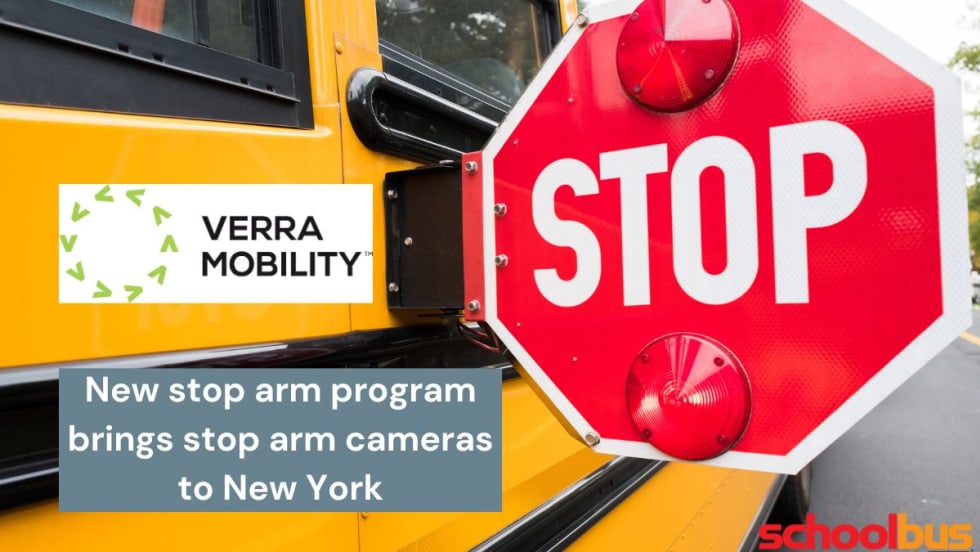 School bus stop arm