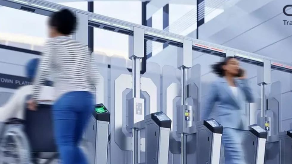 People passing through FEnX gates