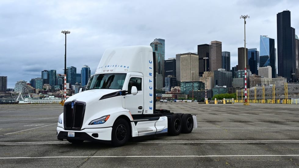 Battery electric heavy-duty Kenworth truck