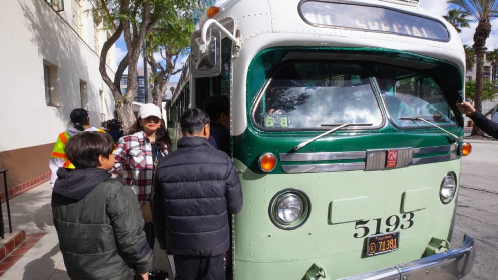 LA Metro Transit Equity Day bus ride