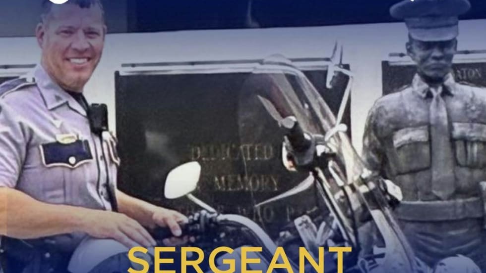 Memorial tribute for Sergeant Caleb Eisworth, Baton Rouge Police Department