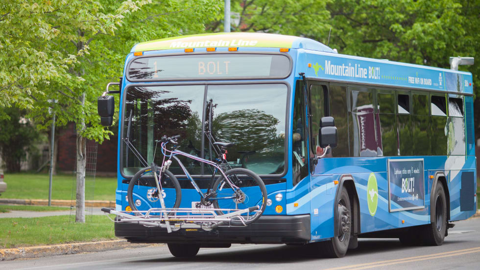 A Mountain Line bus