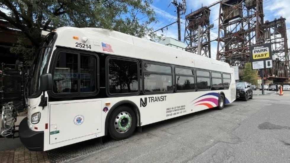 An NJ TRANSIT bus