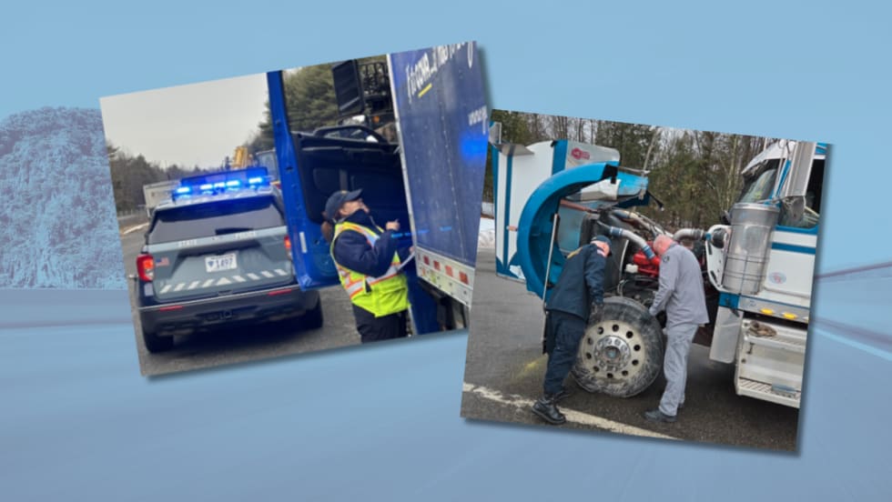 Commercial vehicle enforcement scenes