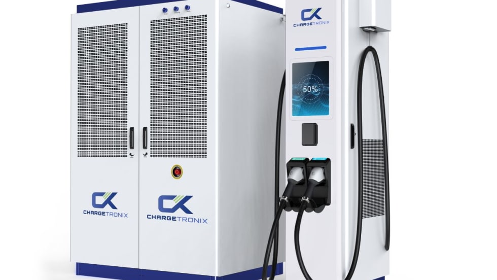 ChargeTronix EV charging station.