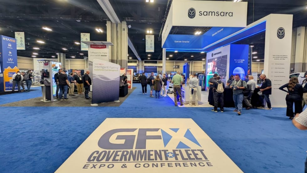 Tje GFX show floor entrance. 