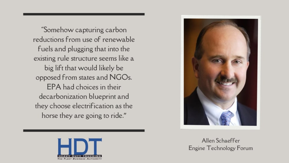 Allen Schaeffer, Executive Director of the Engine Technology Forum.