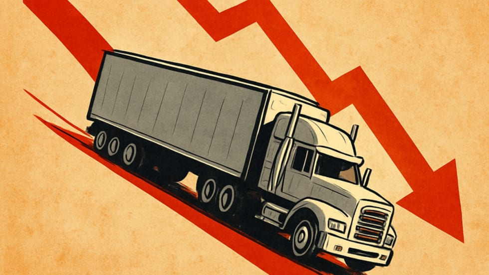 October 2025 freight tonnage.