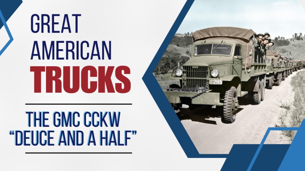 GMC CCKW U.S. Army cargo truck.