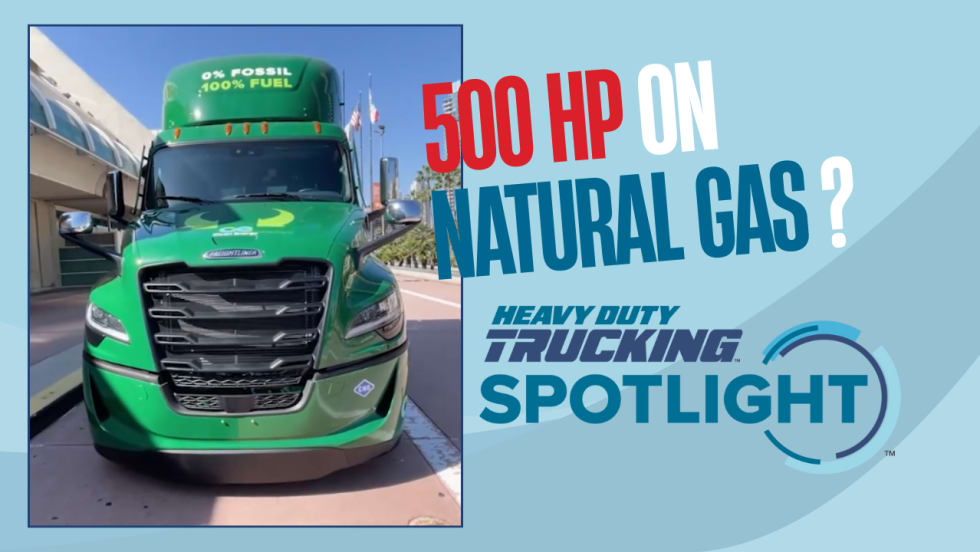 HDT Spotlight video on natural gas truck engines.