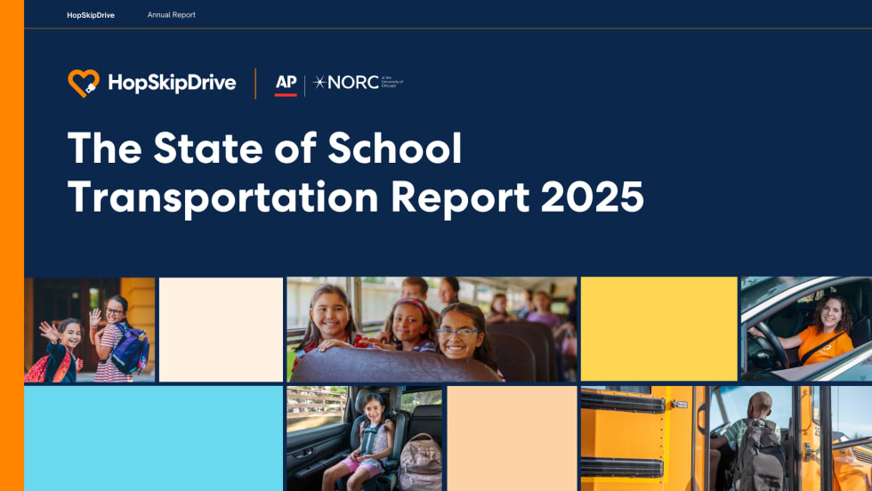 hopskipdrive state of school transportation report 2025 cover
