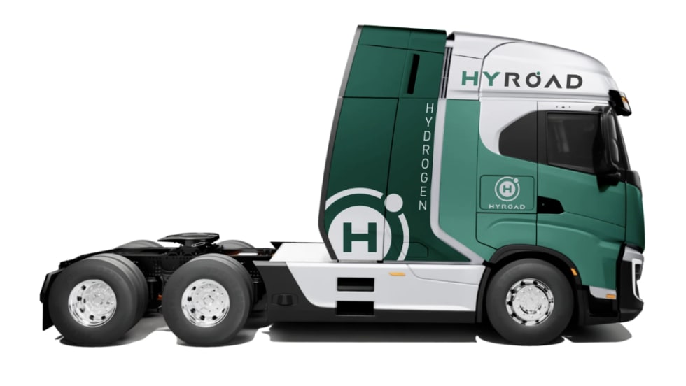 Hyroad Energy hydrogen fuel cell truck. 