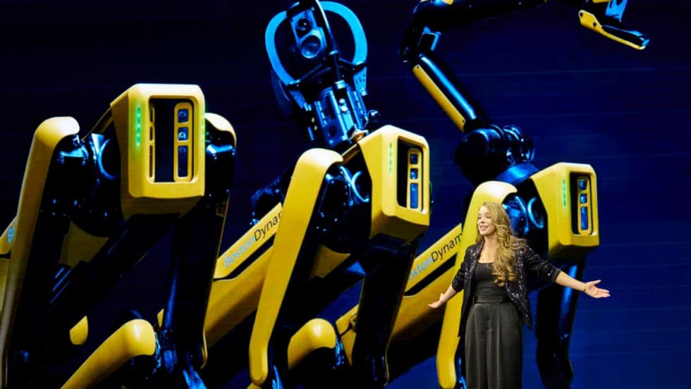 Boston Dynamics robots at CES 2026.