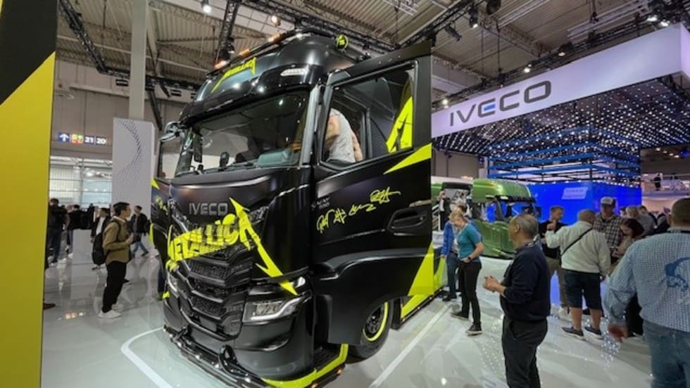 Metallica Iveco European tour truck.
