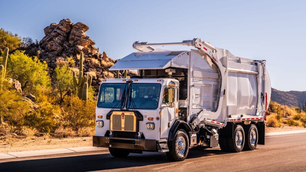 Kenworth L770E refuse truck.