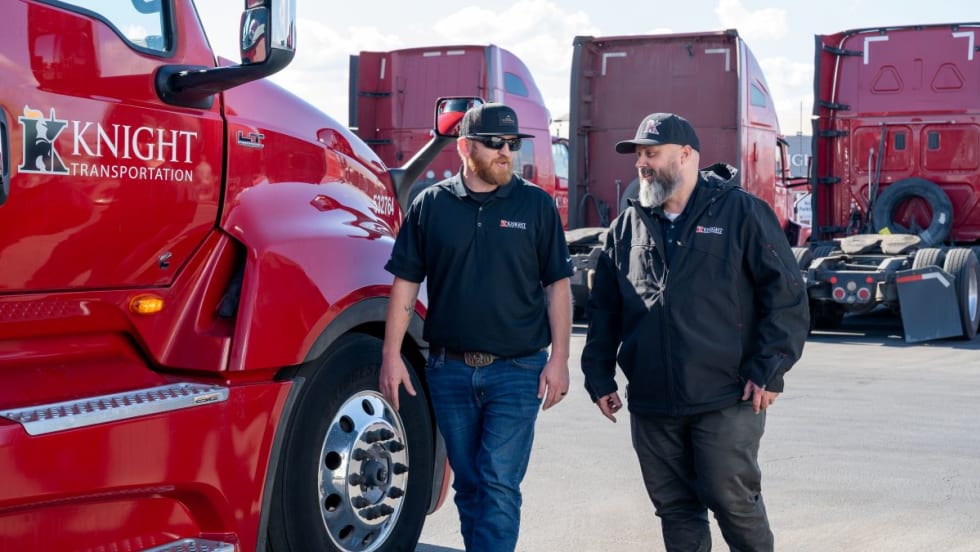 Knight-Swift driver training.