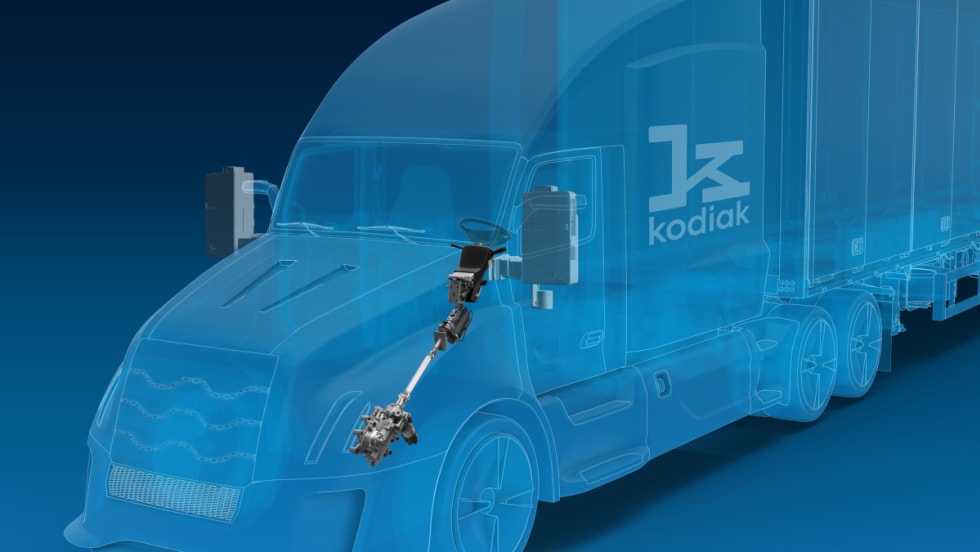 Kodiak-ZF autonomous truck. 