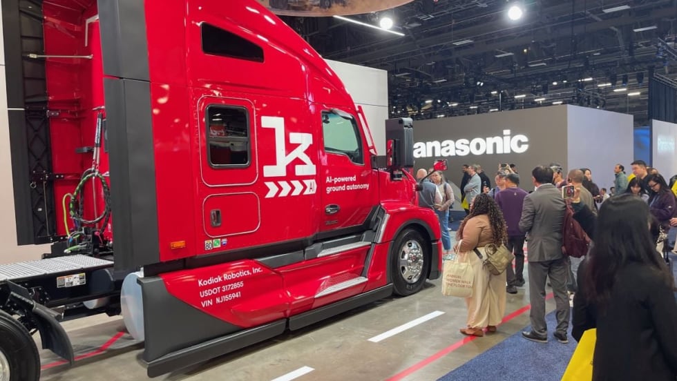 Kodiak Robotics at CES 2026.