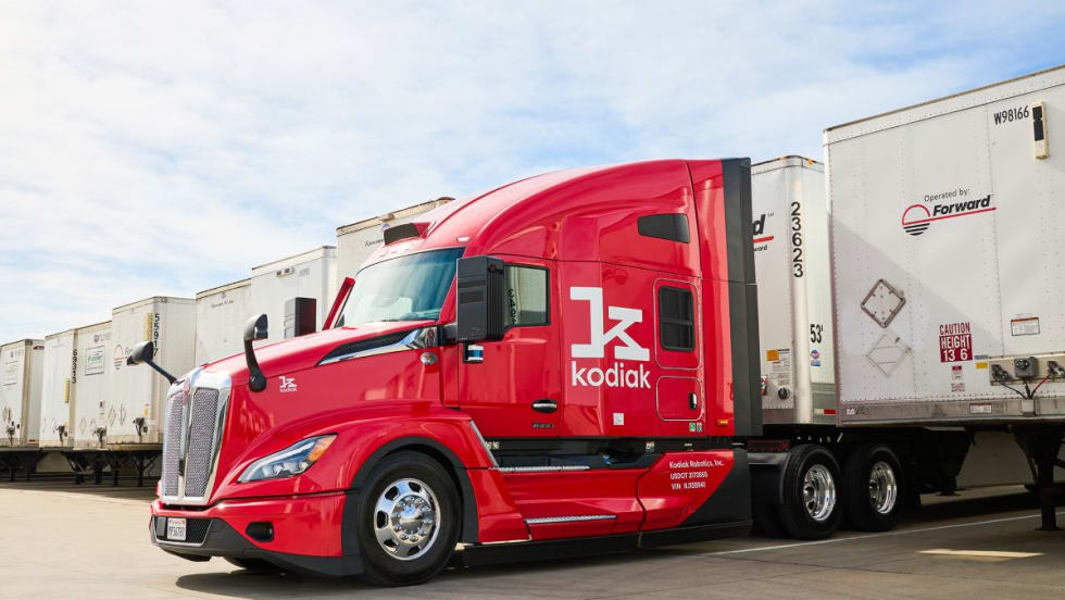 Kodiak Robotics Autonomous truck.