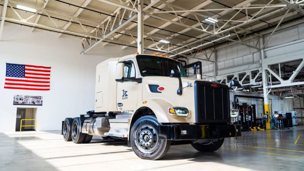 Kodiak autonomous truck.
