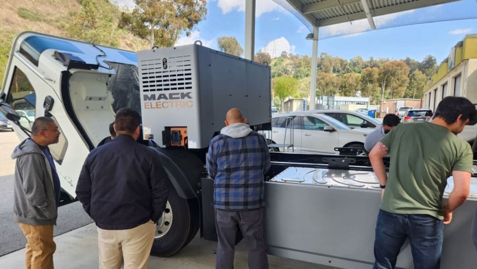 Mack LR at Rio Hondo Technical School.