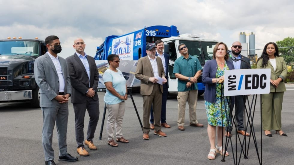 Bronx is Breathing Mack LR Electric truck.