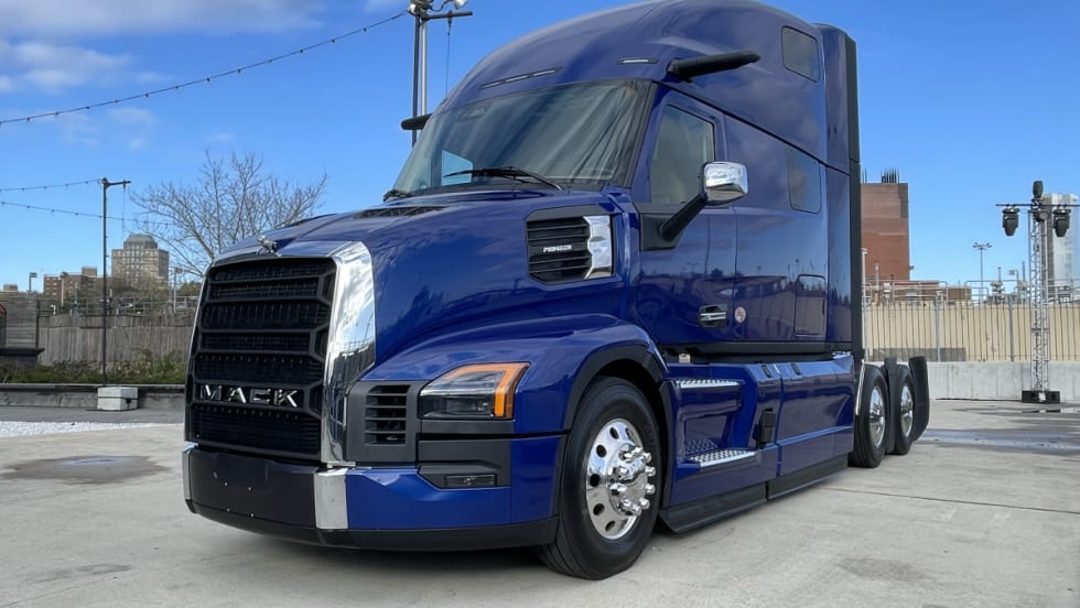 Blue Mack Pioneer on-highway truck tractor