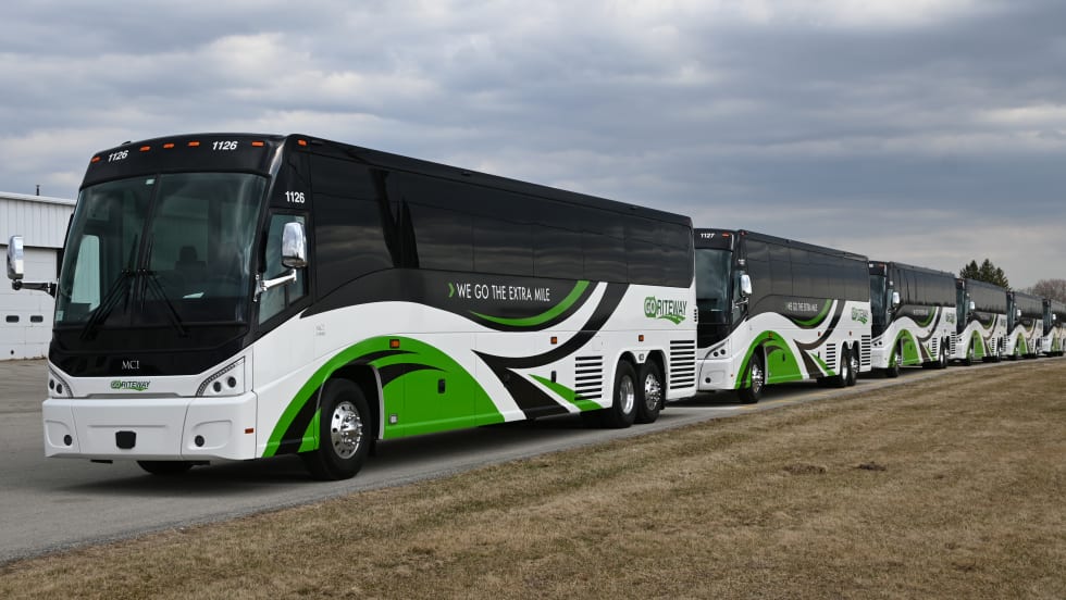 GO Riteway's six MCI J4500s.