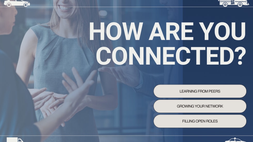 Networking with text.