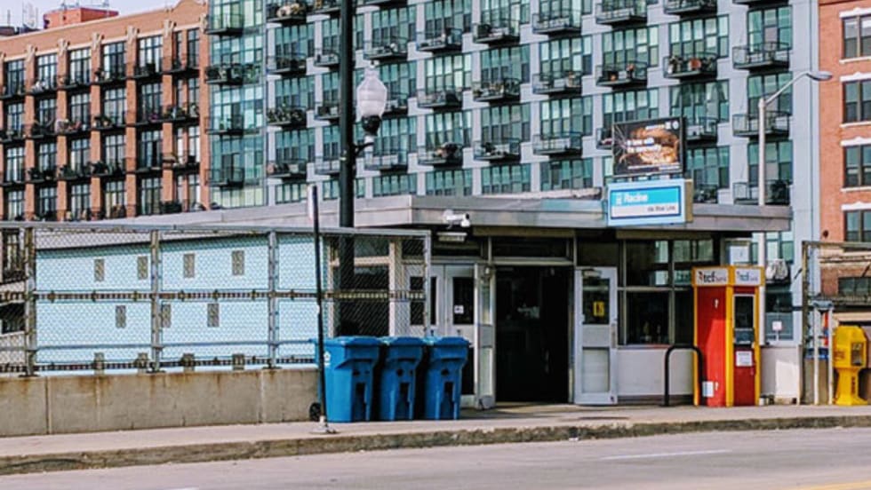 CTA's Racine Blue Line Station.