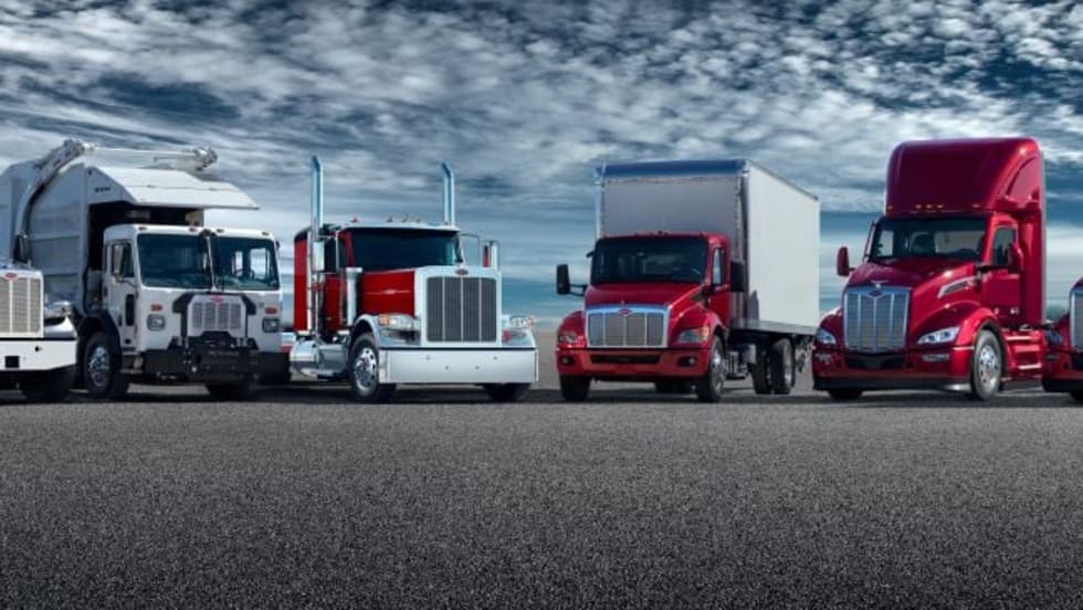 Peterbilt 2025 model lineup.