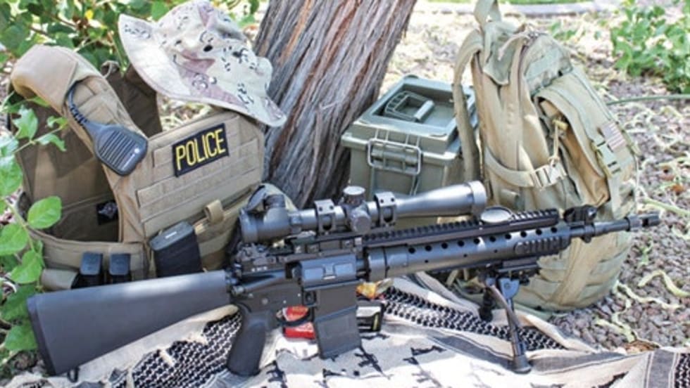 Bravo Company's BCM MK12 rifle fitted with a Leupold MK4 LR/T optic for precision shooting. (Photo: A.J. George)