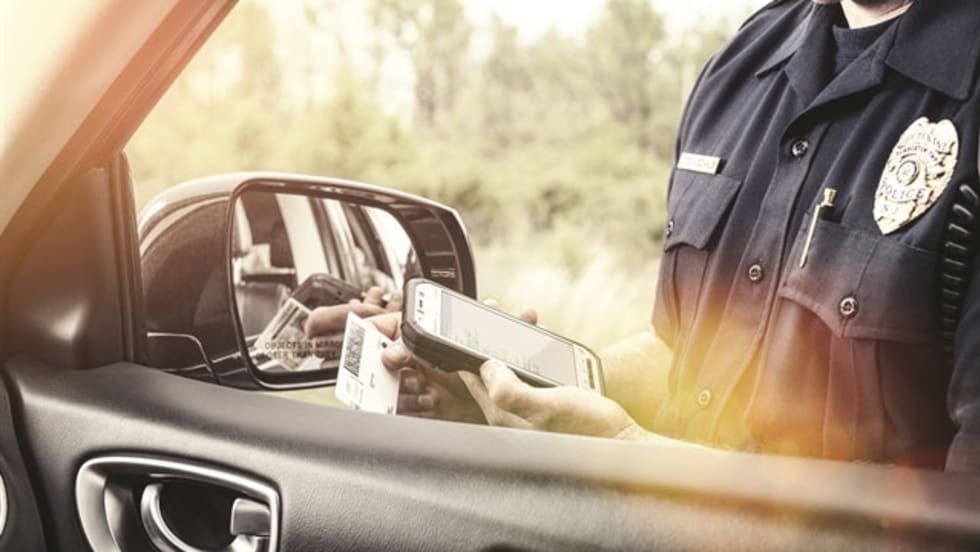 Law enforcement agencies are deploying mobile devices to ensure that officers are equipped with the most up-to-date information. (Photo: Panasonic)