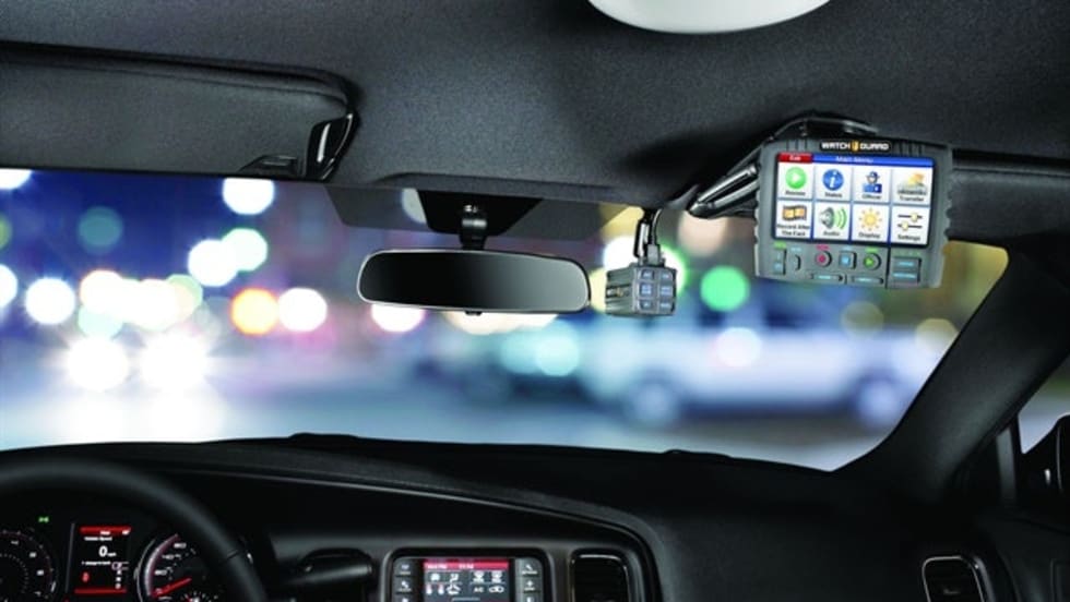 WatchGuard Video's 4RE in-car camera system integrates with body-worn cameras and can be used for interviews.