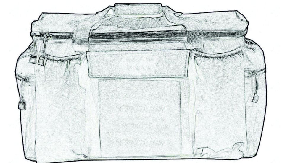 Officers carry all types of items in their bags, from the ordinary to the odd. [|CREDIT|]Illlustration: LaMar Norman