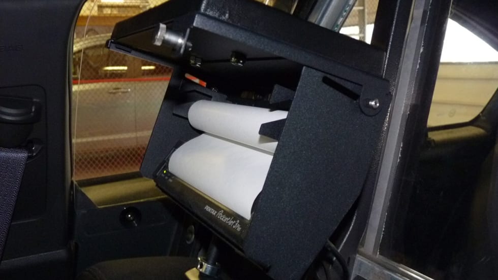Baycom Inc. Brother Headrest Printer Mount[|CREDIT|]Photo: Baycom Inc.