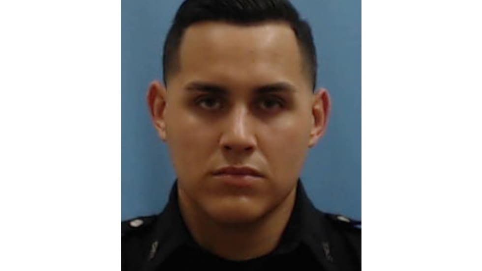 Dallas Officer Jacob Arellano died Wednesday from injuries he suffered in a late night crash Tuesday. (Photo: Dallas PD)[|CREDIT|]