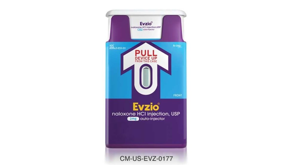 Evzio Evzio (naloxone HCI injection) 2 mg auto-injector [|CREDIT|]Photo: Evzio