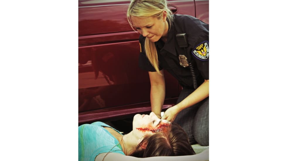 Officers often offer soothing words to critically injured victims telling them they're going to make it when they know they're most likely breathing their last breaths. [|CREDIT|]Photo: gettyimages.com/ RobMattingley